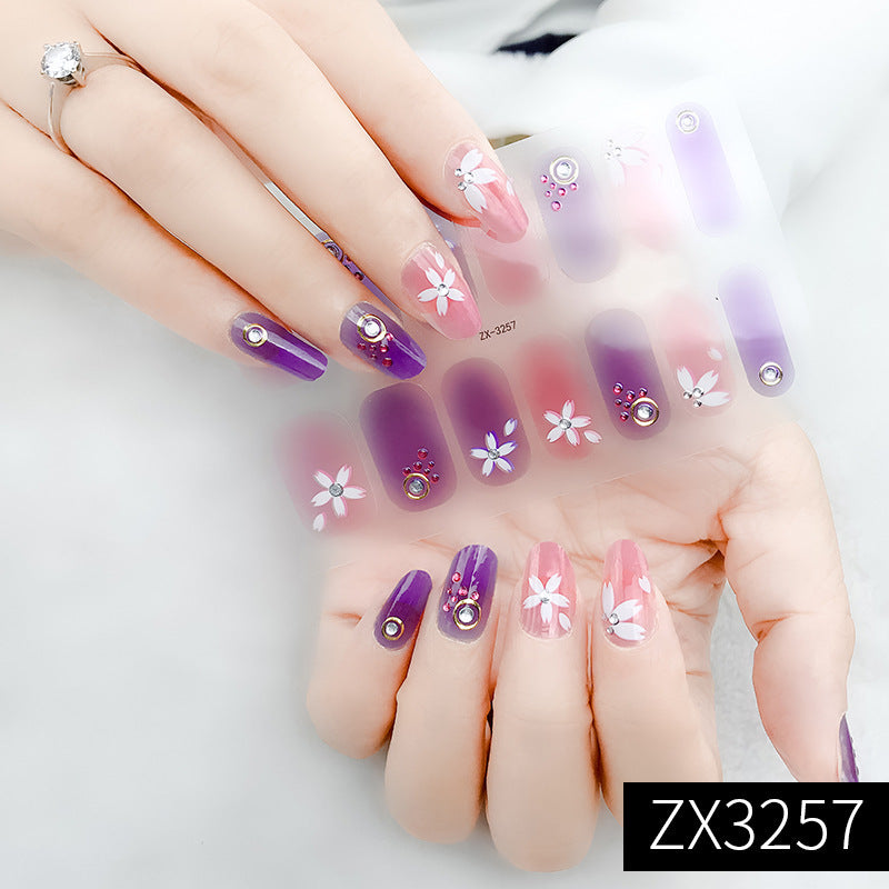 3D stereo full waterproof nail stickers