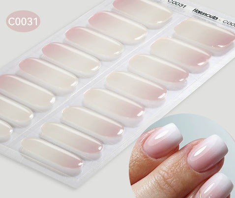 Nail Stickers UV Gel Nail Sticker Semi-curing