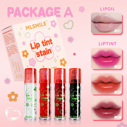 Makeup Ball Lip Gloss Lip Stain Suit Lasting Moisturizing