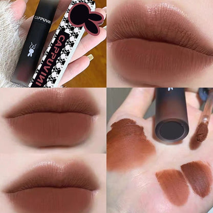 Matte Finish Velvet White Lip Gloss