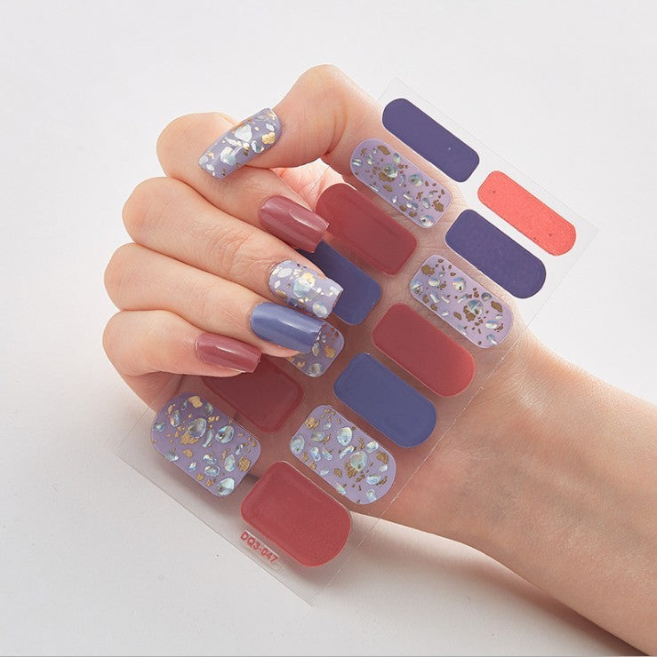 Net red waterproof nail stickers