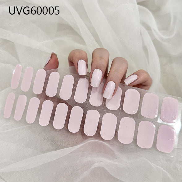 Autocollants pour ongles Blush Gel UV semi-cuit