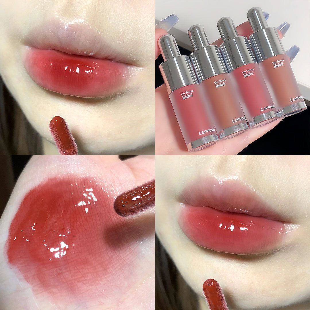 Rouge à lèvres brillant pour femme avec maquillage