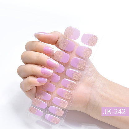 Autocollants pour ongles en forme d'œil de chat transparent glacé Aurora Wear