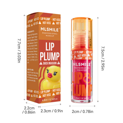 Duck Lip Gloss Mirror Lip Lacquer Pearlescent Liquid Lipstick