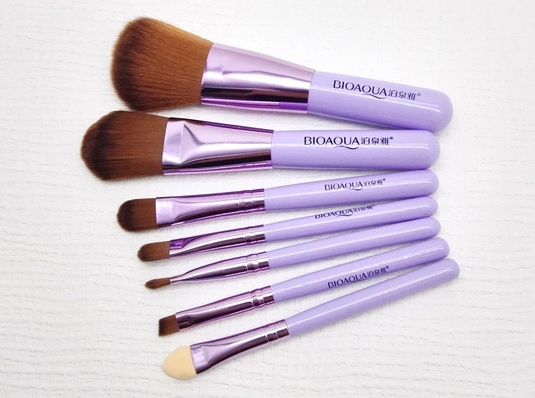 Fine makeup brush set