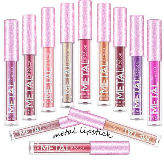 Metal Lip Gloss Waterproof Lipstick