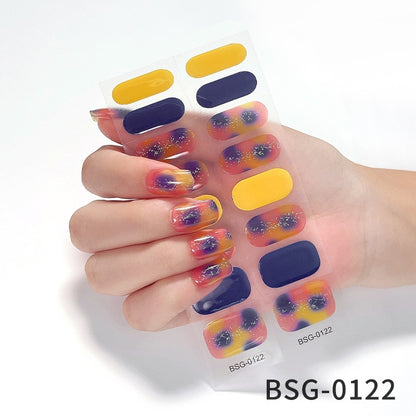 Gel Nail Stickers 3d Phototherapy