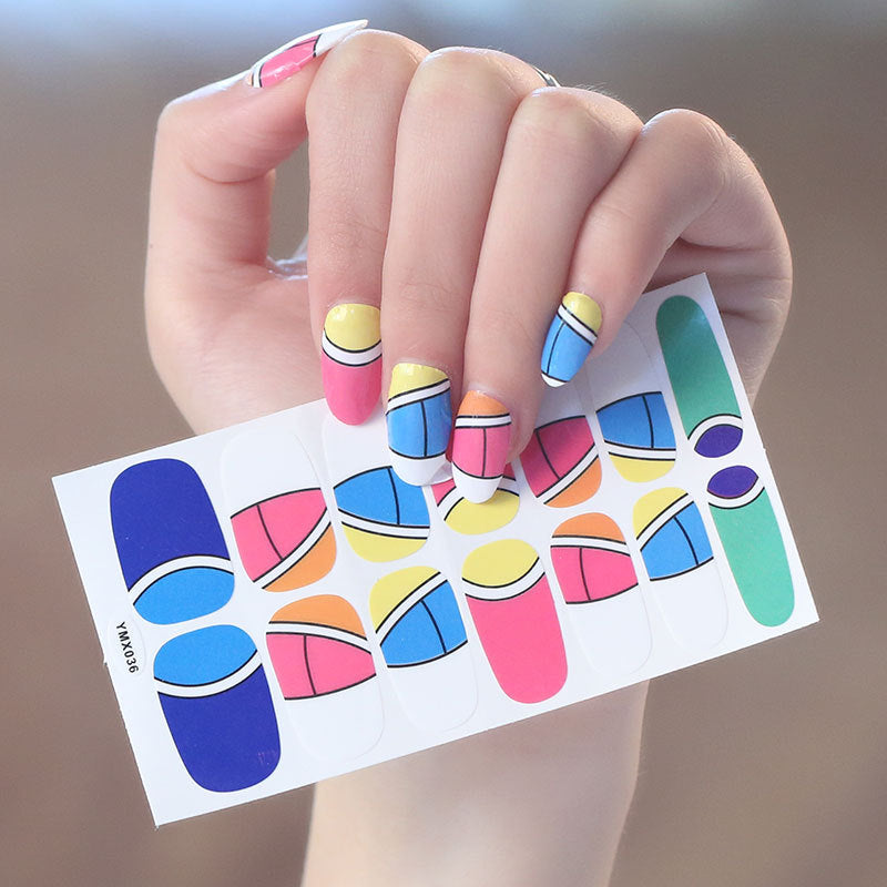 Waterproof nail stickers