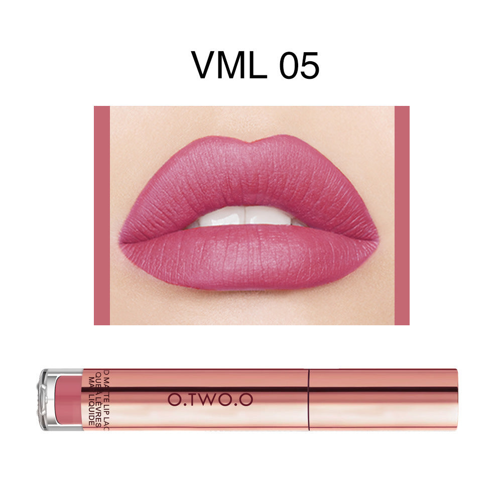 Non-fading matte lip gloss