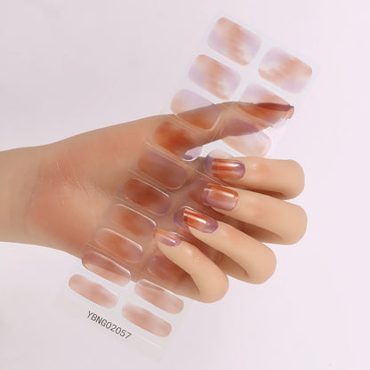 Nail Stickers Semi-cured Heating Lamp Nail Sticker