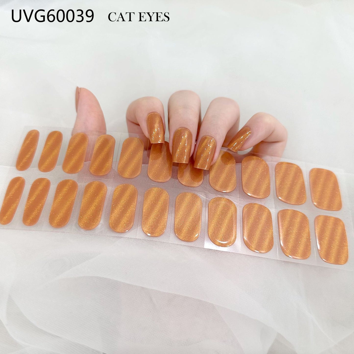 Blush Nail Stickers Uv Semi-baked Gel