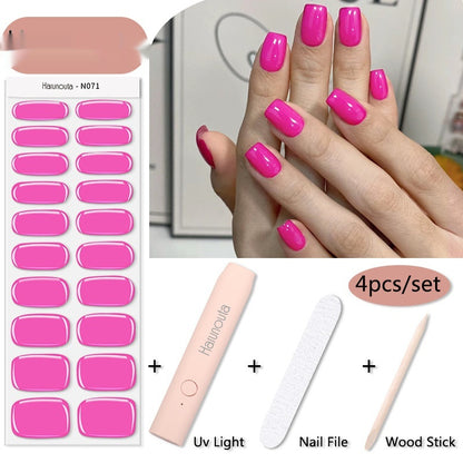 Nail Stickers Semi-curing With Light Machine