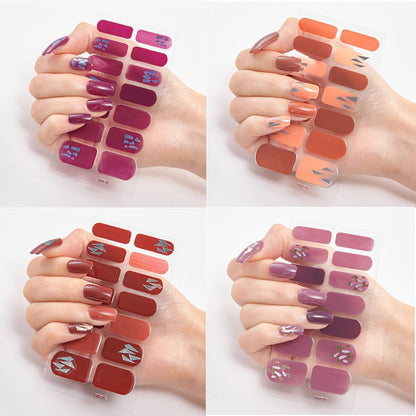 Net red waterproof nail stickers