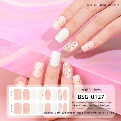 Gel Nail Stickers 3d Phototherapy