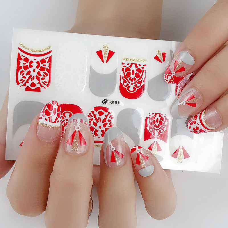 Imitation Nail Art Stickers 3D Hot Nail Stickers