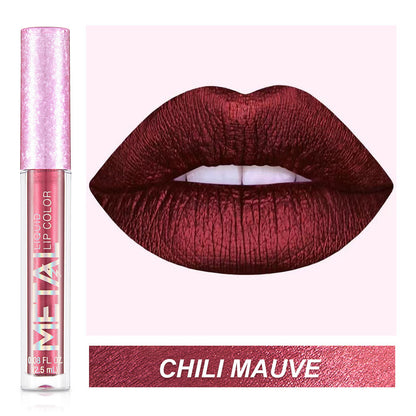 Metal Lip Gloss Waterproof Lipstick