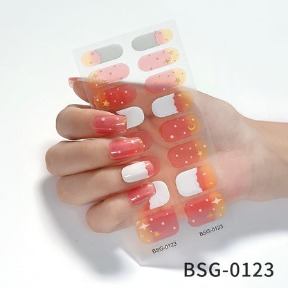 Gel Nail Stickers 3d Phototherapy