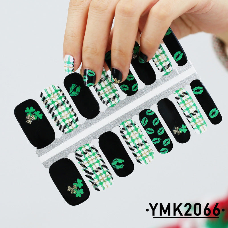 Solid Color Stickers Nail Film