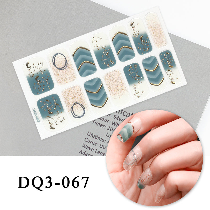 Nail Art Color Nail Stickers Simple Fashion