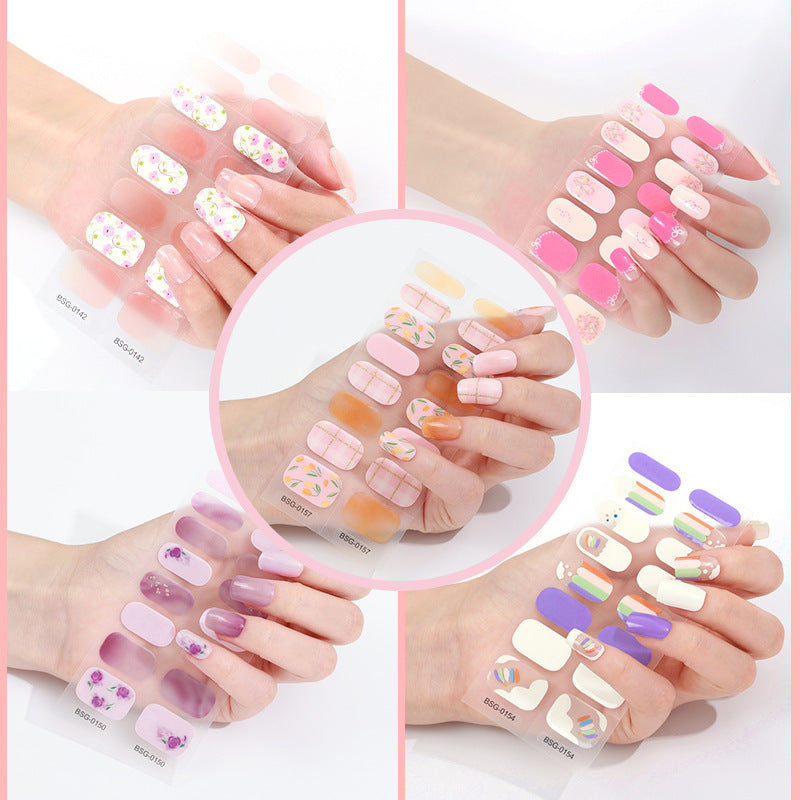 Gel Nail Stickers Japanese And Korean