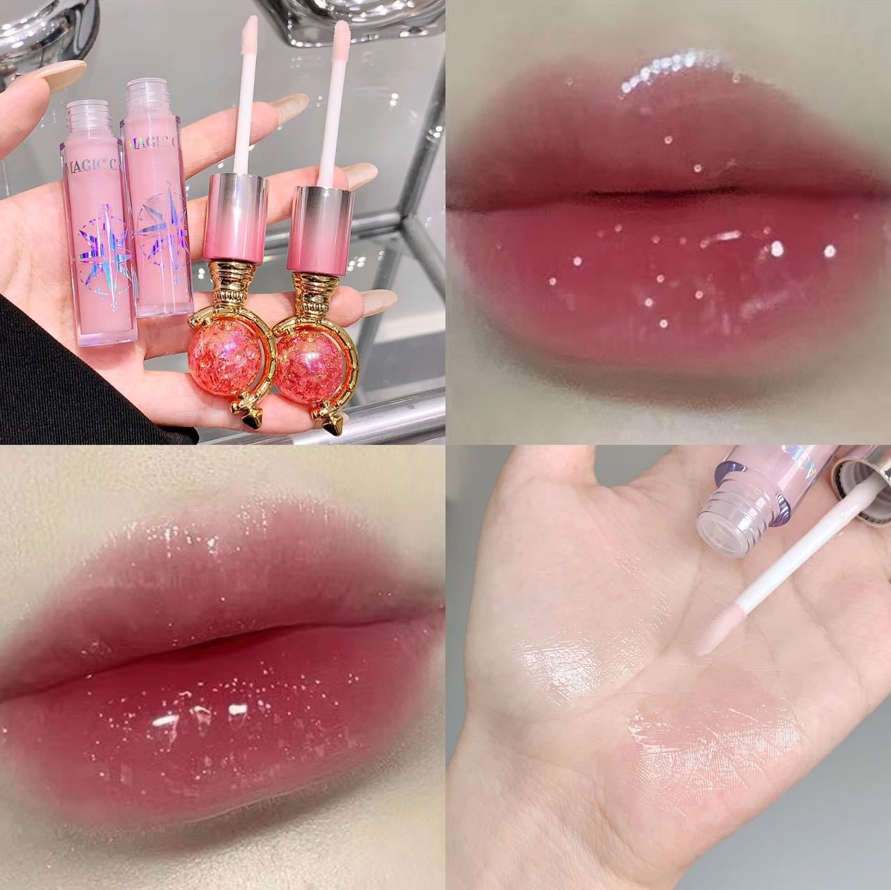 Water Light Lip Gloss Female Moisturizing Mirror Lip Lacquer