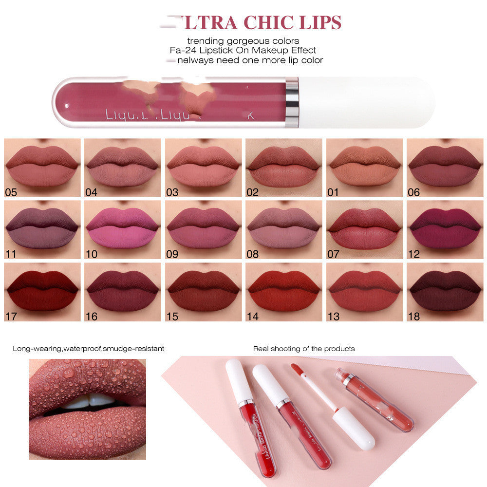 CmaaDu18 Color Matte Longlasting Lip Gloss