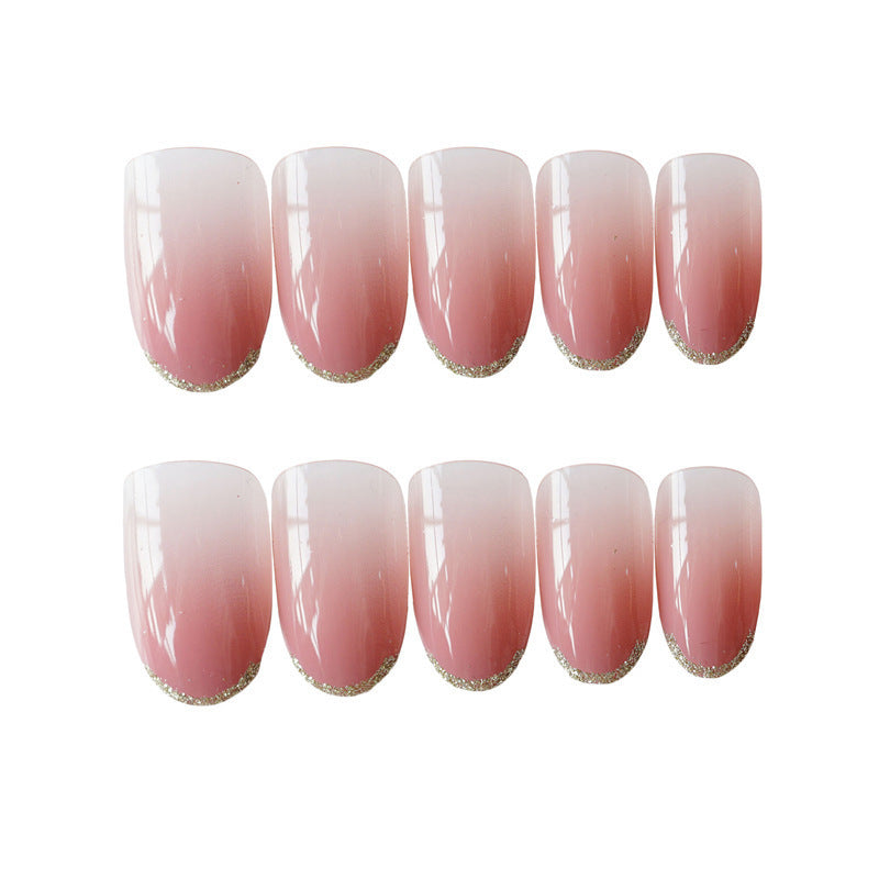 Porter des faux ongles manucure autocollants pour ongles produit fini autocollant pour ongles de ballet givré pour ongles