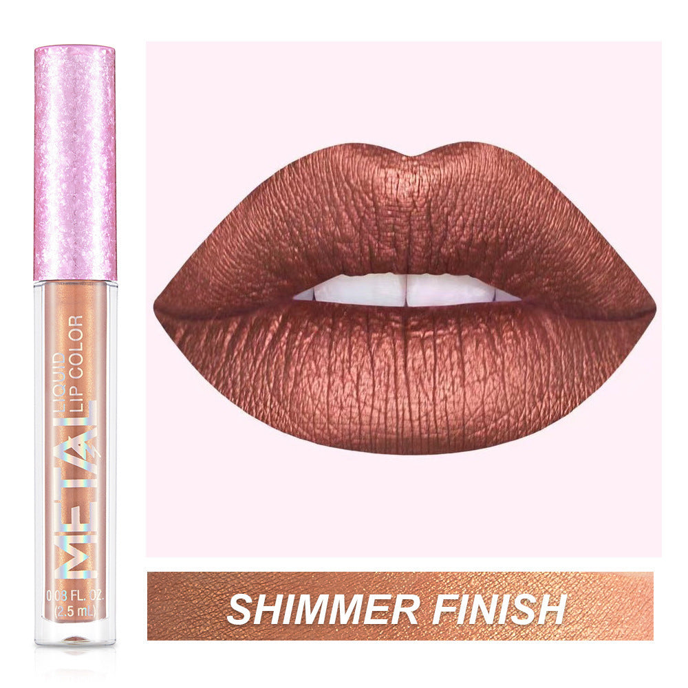 Metal Lip Gloss Waterproof Lipstick