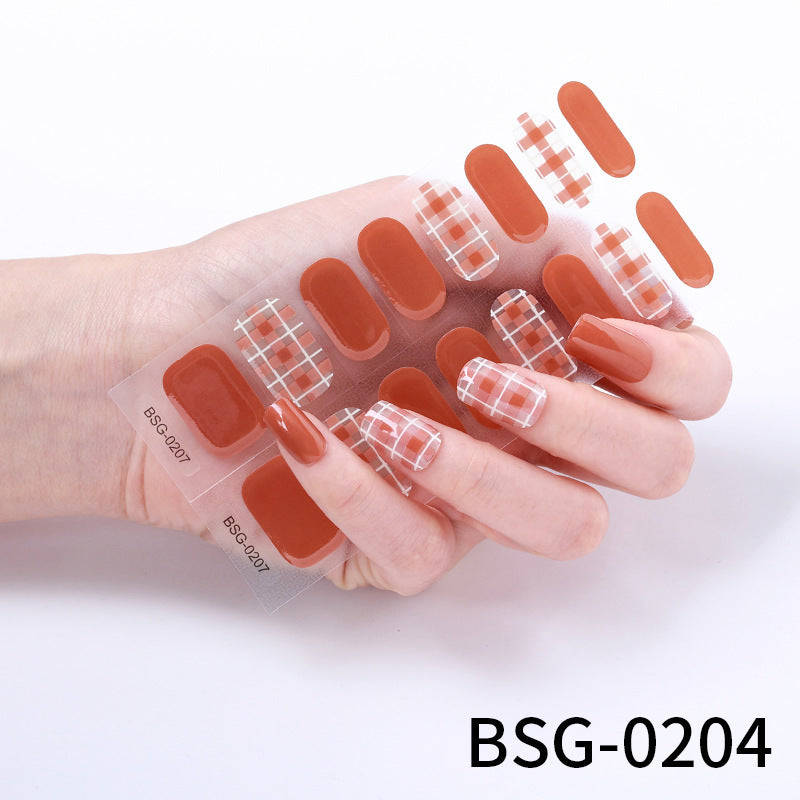 Gel Nail Stickers Japanese And Korean