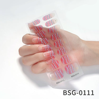 Gel Nail Stickers 3d Phototherapy