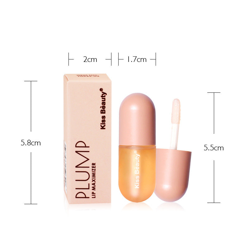 Kiss Beauty Capsule Lip Enlargement Et Big Mouth Lip Gloss Et Lip Gloss Hydratant Et Augmentant Lip Enlargement Liquid