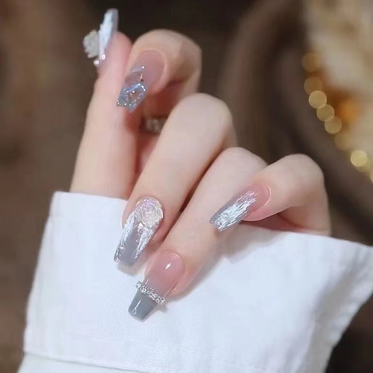 Handmade Wear Armor Classic Old Nail Stickers Fake Nails Removable Finished Product Nail Tip