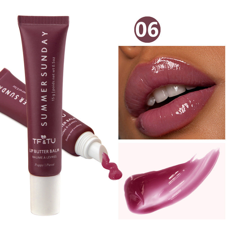 Gloss à lèvres polypeptidique Huile jaune hydratante