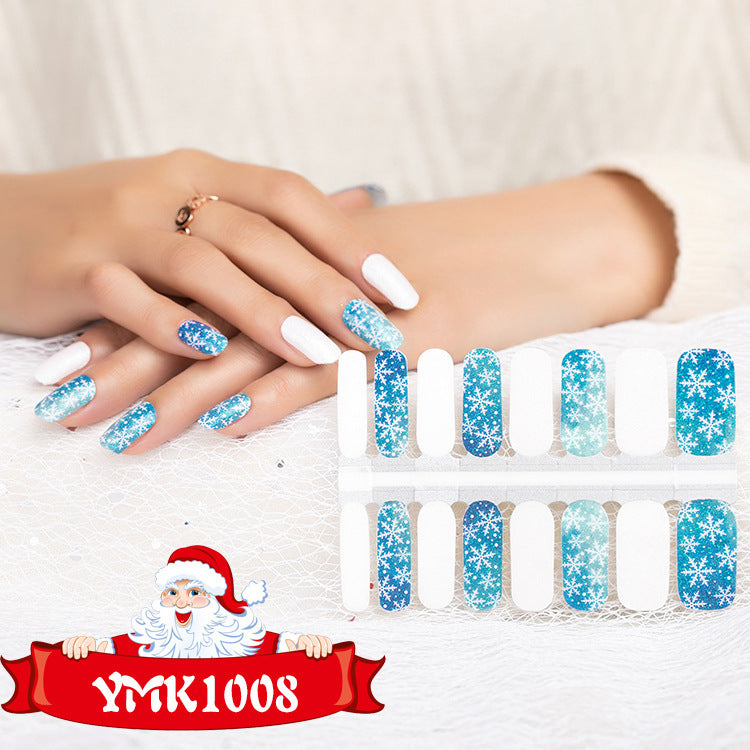 Autocollants pour ongles Autocollants pour ongles flocons de neige Autocollants pour ongles de Noël