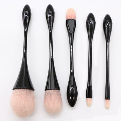 5 makeup brush set small waist makeup brush 5 new goblet set loose powder brush portable brush