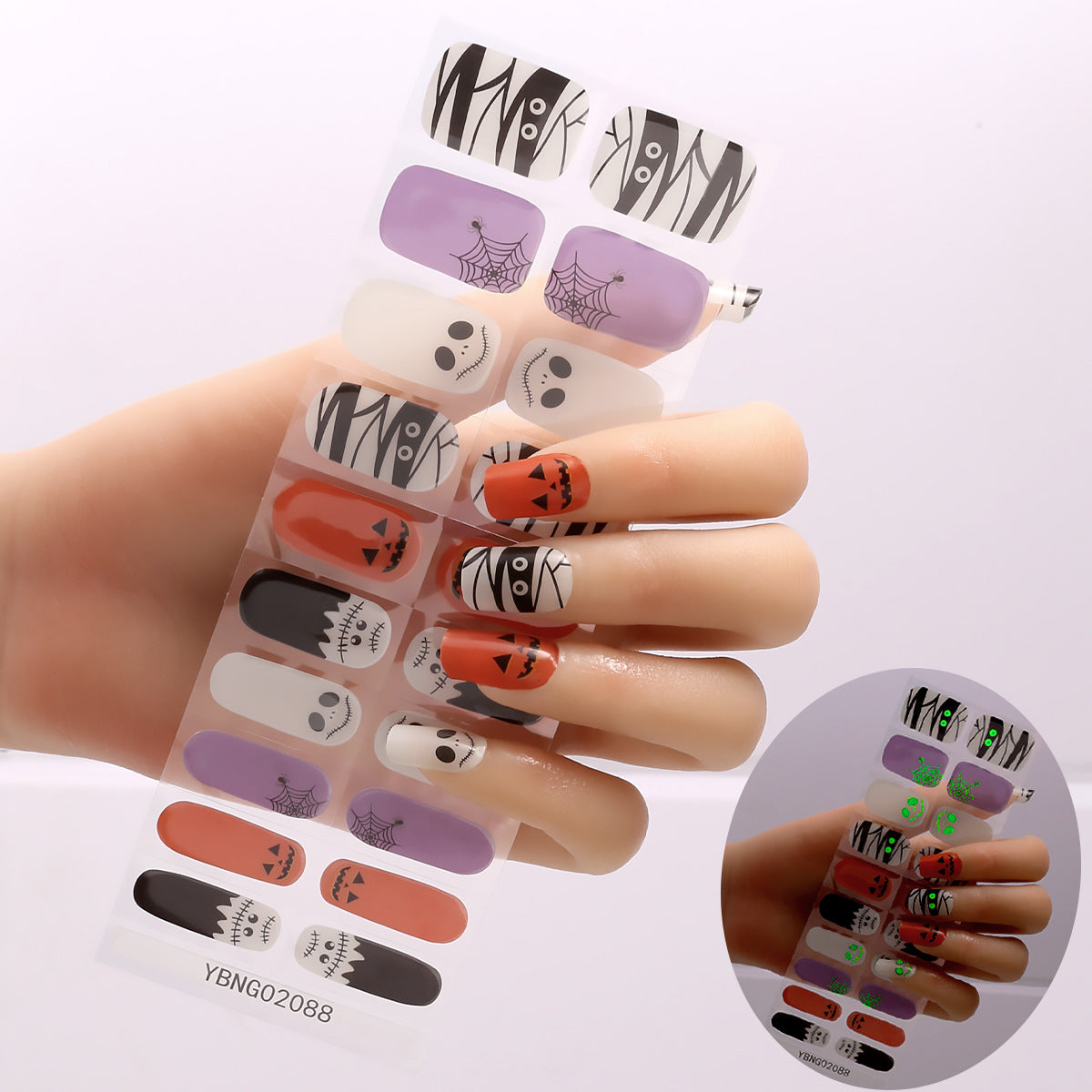 Nail Stickers Semi-cured Heating Lamp Nail Sticker