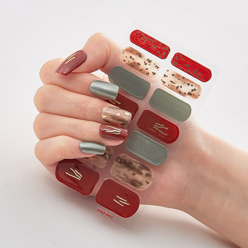 Net red waterproof nail stickers