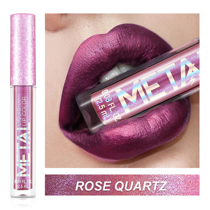 Metal Lip Gloss Waterproof Lipstick