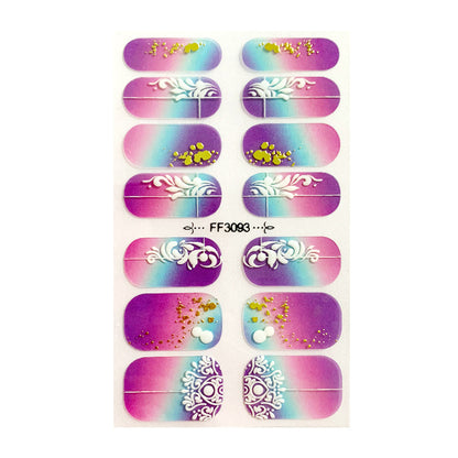 Amazon Fashion 3D Embossed Nail Stickers