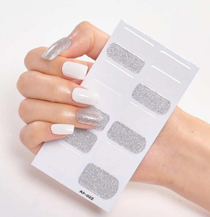 Autocollants pour ongles, colle pour vernis à ongles, autocollants pour ongles complets