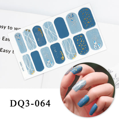 Nail Art Color Nail Stickers Simple Fashion