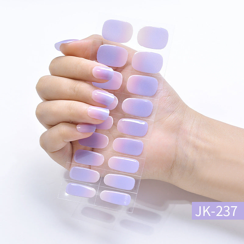 Autocollants pour ongles en forme d'œil de chat transparent glacé Aurora Wear