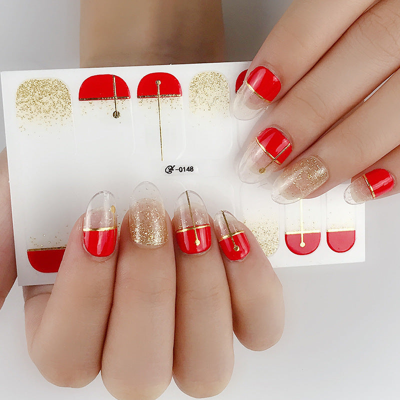 Imitation Nail Art Stickers 3D Hot Nail Stickers