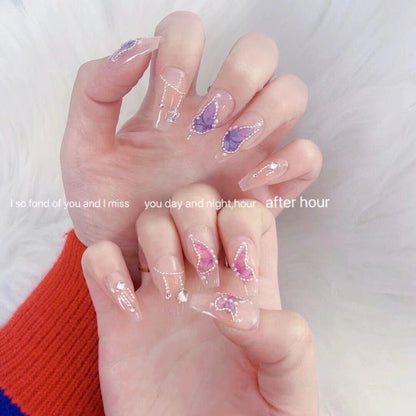 Handmade Wear Armor Classic Old Nail Stickers Fake Nails Removable Finished Product Nail Tip