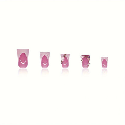 Removable Duckbill Short Fake Nails