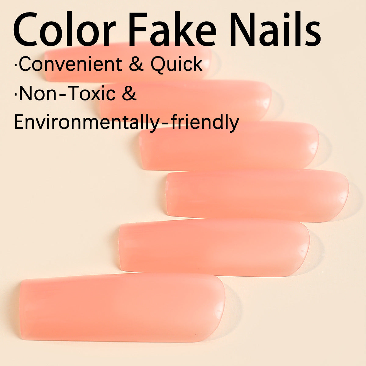 Fake Nails Wear Water Pipe Solid Color Patch