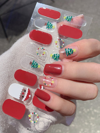 Autocollants pour ongles de style Noël tendance