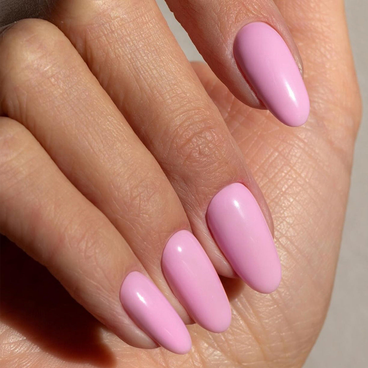 Women's Fashion Solid Color Simple Fake Nails