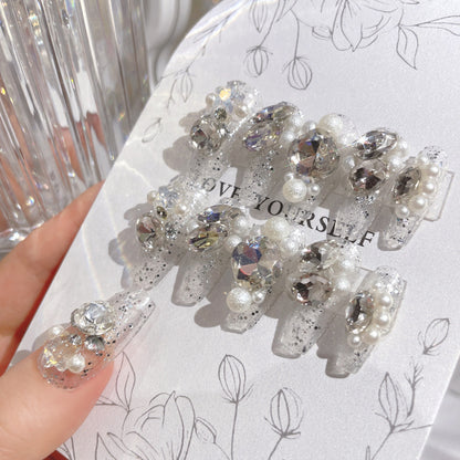 Manucure strass Wear Nail Pure Desire Wind Nail Patch Wear Nail Diamond Nail Stickers